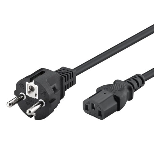 Optimus naponski kabel - C13 na C14, 1.5 m, crni
