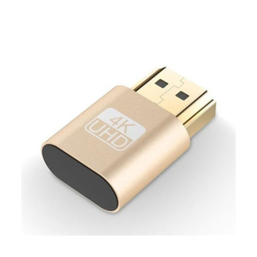 Optimus HDMI dummy adapter (virtualni display, zlatni)