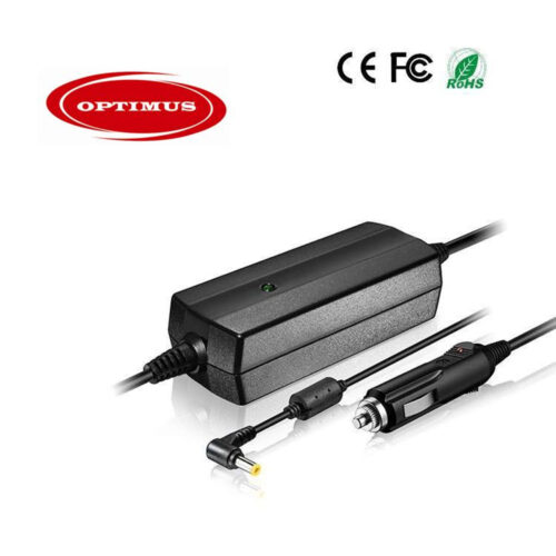 Optimus 90W auto punjač za laptop i tablete (19V/4.74A, 5.5x1.7mm)