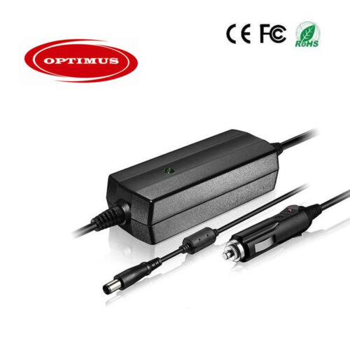 Optimus 90W auto punjač za Dell laptop i tablete (19.5V/4.62A, 7.4x5.0mm)