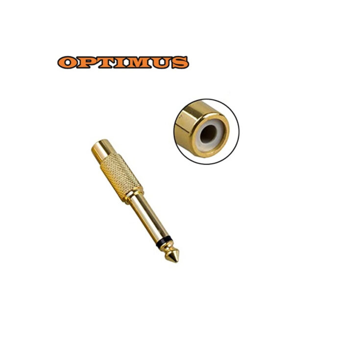 Optimus Audio adapter 6.3mm RCA Yamaha Fender