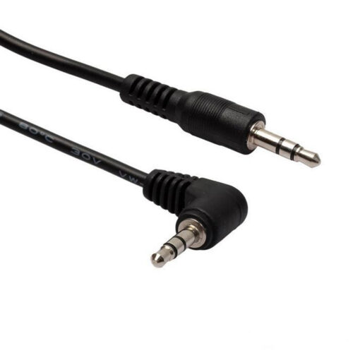 Optimus Audio kabel (1.5m, 3.5mm Muški na Muški (L-tip), crni)