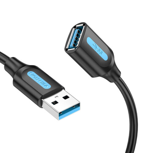 Vention Ekstenzioni kabel (1m, USB 3.0 A (muški) na USB 3.0 A (ženski), crni)