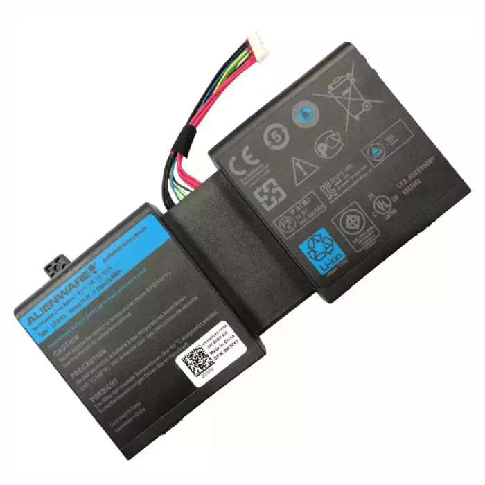 Baterija za alienware m18x 17 r1 g33tt 148v 4400mah 65wh li ion