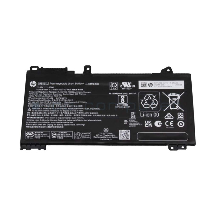 Baterija za hp probook 450 g6 g7 re03xl 11 55v 3500mah 40wh li ion