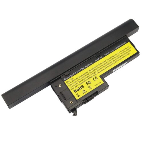 Baterija za lenovo thinkpad x60 x61 40y7001 148v 4400mah 65wh li ion