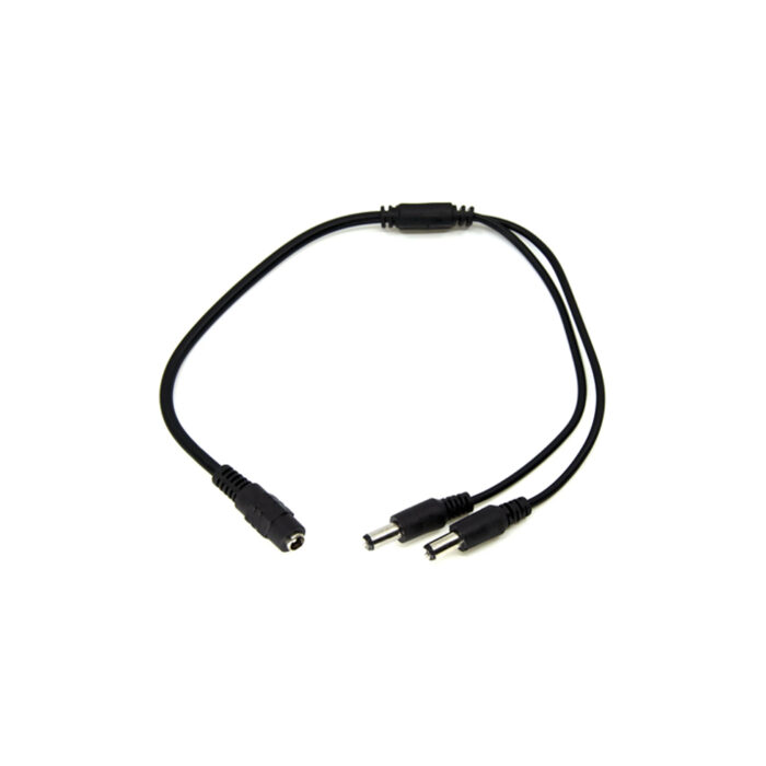 Optimus dc razdjelni kabel 1 na 2 55x21mm 35cm crni