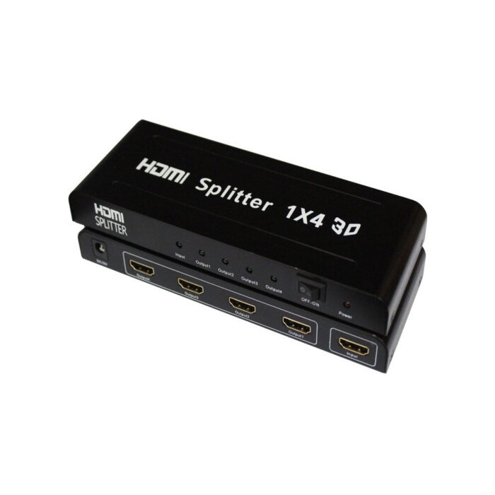 Optimus hdmi razdjelnik switch 4 ulaza na 1 izlaz 4k30hz crni