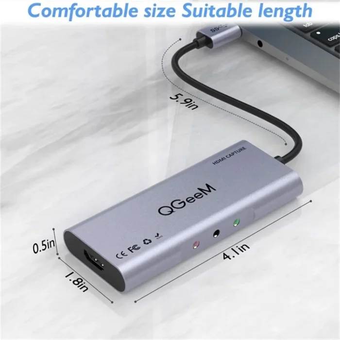 Optimus hdmi video capture kartica 1080p60fps usb 30 3860x2160