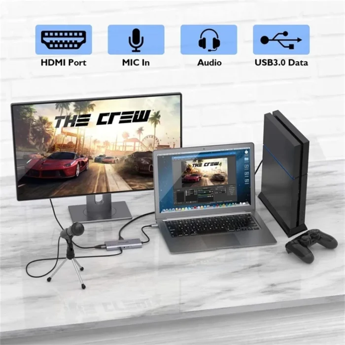Optimus hdmi video capture kartica 1080p60fps usb 30 3860x2160