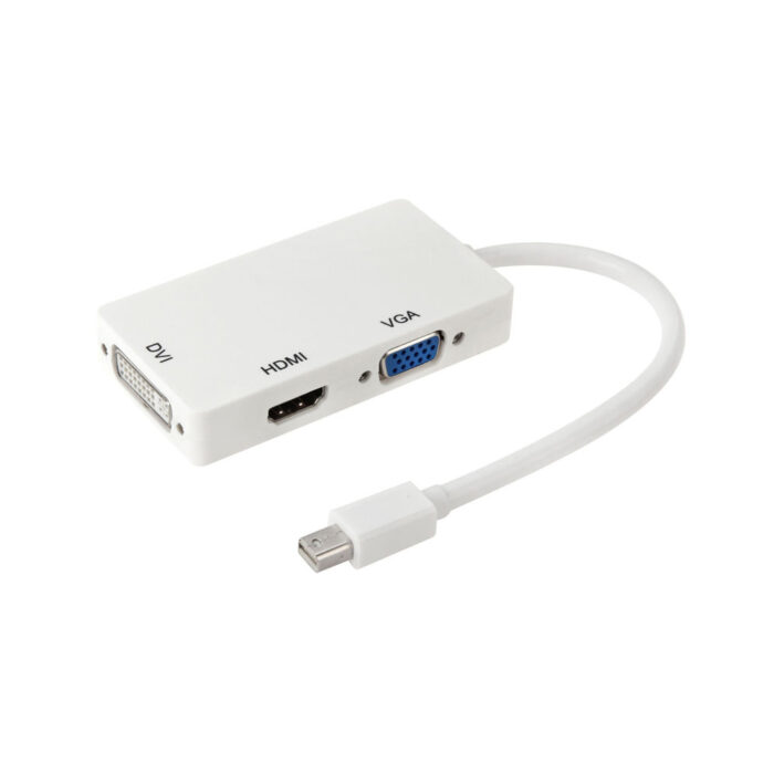 Optimus konverter adapter 010m mini dp na hdmi dvi vga zenski crni