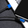 Optimus usb data kabel lightning 90 kutni na usb a 1m crni