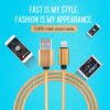 Optimus usb data kabel lightning na usb a 1m zlatni