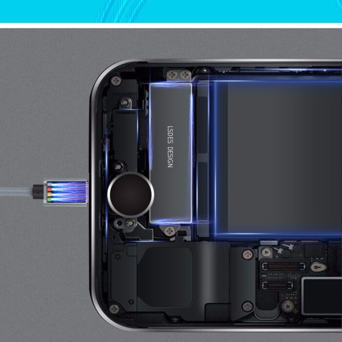 Optimus usb data kabel lightning na usb a 1m zlatni