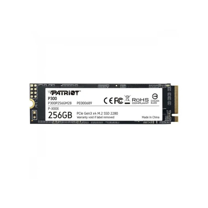 Patriot p300 ssd disk 256gb m 2 nvme pcie