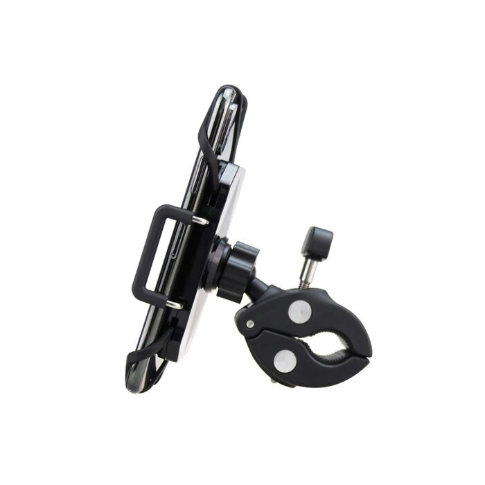Univerzalni drzac mobitela bicikl motor h104 c100 360 crni