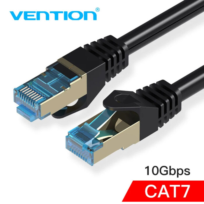 Vention cat7 sstp rj45 mrezni kabel 1 5m crni