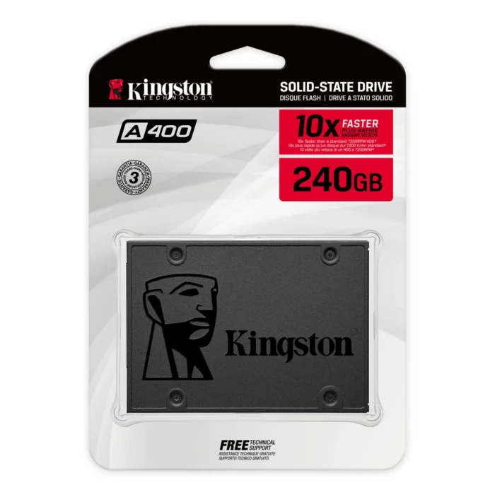 Kingston SSD A400 240GB 2.5 SATA3 R500 W350