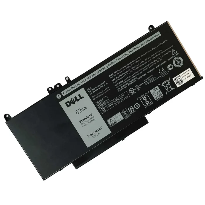 Dell 6mt4t baterija 7.6v 62wh li ion