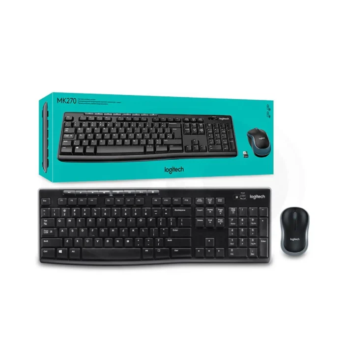 Logitech mk270 slim bezicna tipkovnica i mis komplet