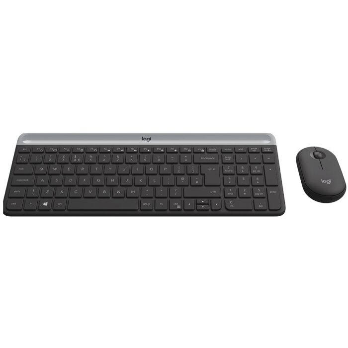 Logitech mk470 slim bezicna tipkovnica i mis komplet