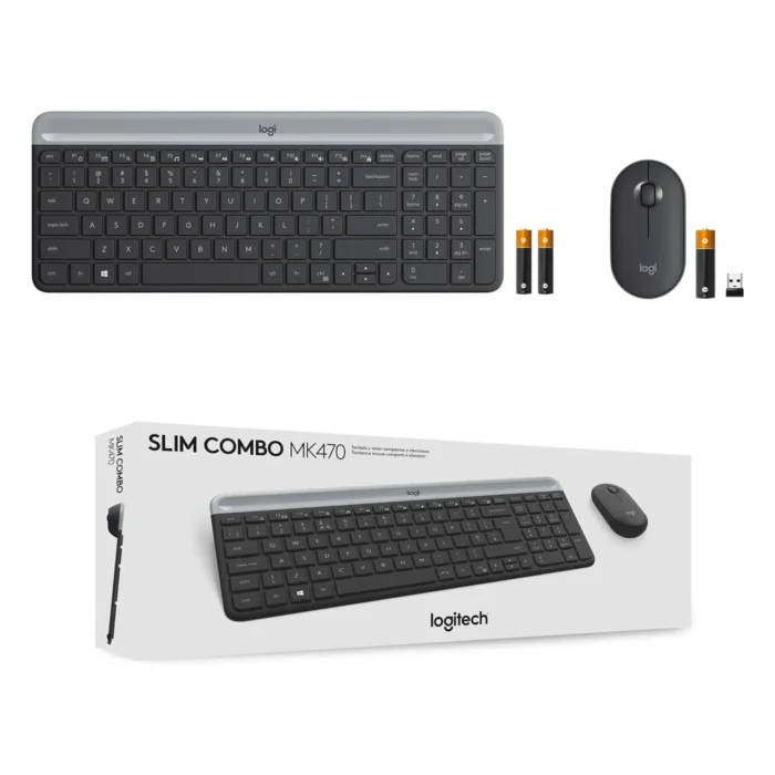 Logitech mk470 slim bezicna tipkovnica i mis komplet
