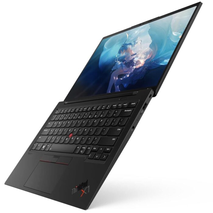 ThinkPad X1 Carbon G9 Black open flat optimus racunala