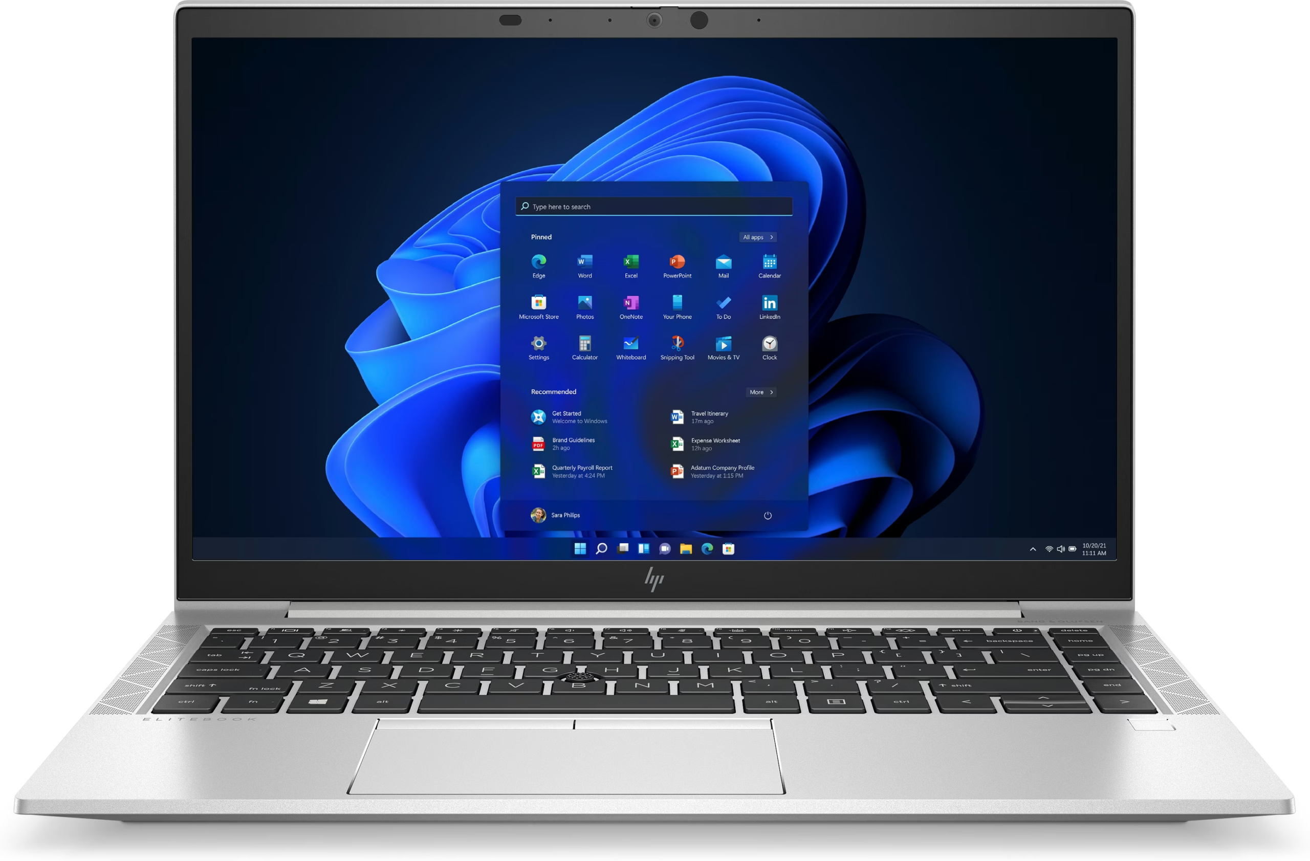 HP EliteBook 840 G8 — Intel Core i5-1145G7 / 8 GB DDR4 / 256 GB NVMe SSD / 14" FHD / Win 11 Home